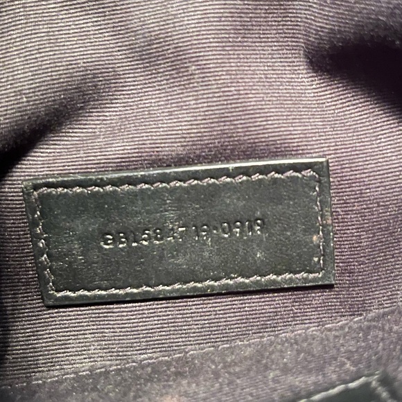 CASSANDRE MATELASSÉ LARGE POUCH IN GRAIN DE POUDRE LEATHER
BLACK. - Picture 2 of 10